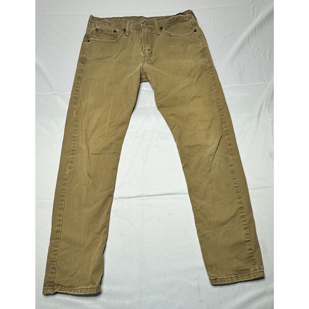 Levis 502 Men's‎ Regular Fit Tapered Leg Tan Denim Jeans - Size 29x27